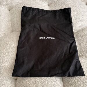 Saint Laurent Black Dust bag/Storage Pouch